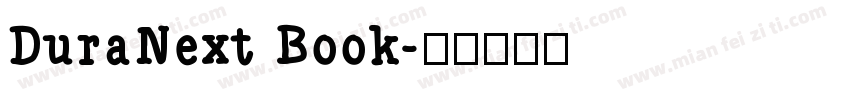 DuraNext Book字体转换